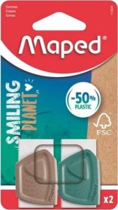 Gumka Precision Smiling Planet 2 szt. MAPED EDUKAMP 1