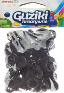 Guziki kreatywne czarne 40g EDUKAMP 1