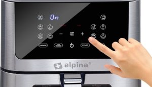Alpina frytkownica beztłuszczowa 8 litrów cyfrowy wyświetlacz Airfryer 5