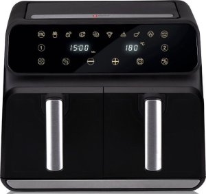 Frytkownica beztłuszczowa Alpina frytkownica beztłuszczowa 2x4 litry cyfrowy wyświetlacz Airfryer 2