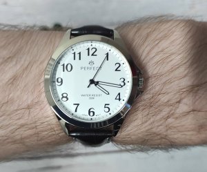 Zegarek Perfect C412D-02 męski klasyczny czytelny . 3