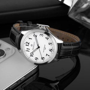 Zegarek Perfect C412D-01 męski klasyczny czytelny . 5