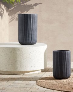 Doniczka  30 cm czarna EANTIO 2