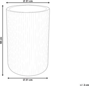Doniczka  30 cm czarna EANTIO 6