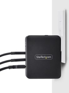 STARTECH.COM 140W USB-C-Wandladeger�t 3x USB-C/1x USB-A PD 3.1 Internationaler GaN-Ladeger�t fur MacBook/Dell XPS/Inspiron 7