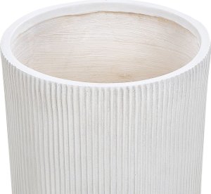 Doniczka okrągła  37 cm złamana biel OREOI 3