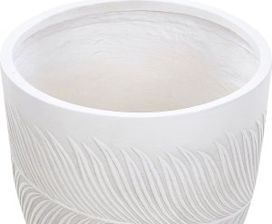 Doniczka okrągła 42 x 42 x 40 cm złamana biel FTERO 3