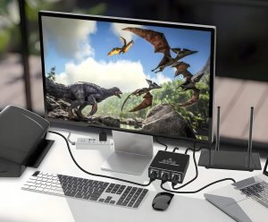 SPLITTER LAN 1x4 ADAPTER ROZDZIELACZ SWITCH 2xRJ45 ETHERNET 1000Mb GIGABIT one size 10