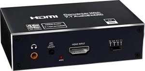 Ekstraktor HDMI 2.1 TOSLINK KONWERTER ATMOS 7.1 eARC HDCP 2.3 8K 4K 120Hz one size 5