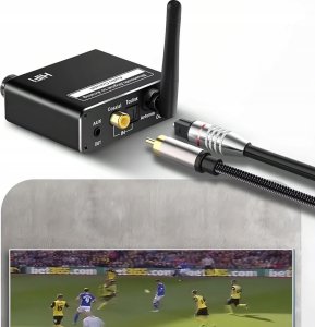 TRANSMITER BLUETOOTH 5.0 KONWERTER AUDIO DAC 5.1 ODBIORNIK BT CINCH AUX USB one size 13