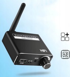 TRANSMITER BLUETOOTH 5.0 KONWERTER AUDIO DAC 5.1 ODBIORNIK BT CINCH AUX USB one size 8