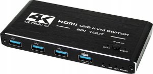 PRZEŁĄCZNIK KVM HDMI 2.0 4xUSB 3.0 SWITCH 4K/60HZ 2 KOMPUTERY - 1 MONITOR one size 8