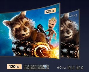 SPLITTER HDMI 2.1 1x4 ROZDZIELACZ ULTRAHD HDCP 2.3 8K60HZ 4K 120HZ - 4 TV one size 6