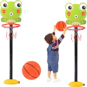 Kosz Do Gry W Koszykówkę Regulowany Żaba Zielona 110cm 1