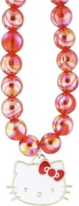 Zawieszka na telefon Hello Kitty Pearls   Kitty Head czerwony 2
