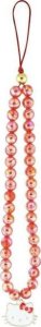 Zawieszka na telefon Hello Kitty Pearls   Kitty Head czerwony 6