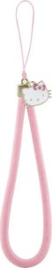 Zawieszka na telefon Hello Kitty Nylon    Cord Kitty Head różowy 1