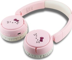 Słuchawki nauszne Hello Kitty Face Logo   Bluetooth różowy 4