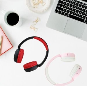 Słuchawki nauszne Hello Kitty Face Logo   Bluetooth różowy 9