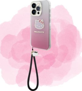 Zawieszka na telefon Hello Kitty Nylon    Cord Kitty Head czarny 6