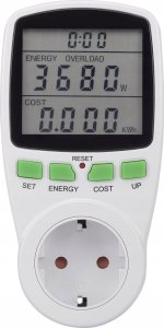 WATOMIERZ MIERNIK ENERGII LICZNIK PRĄDU DO GNIAZDEK 3