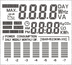 WATOMIERZ MIERNIK ENERGII LICZNIK PRĄDU DO GNIAZDEK 5