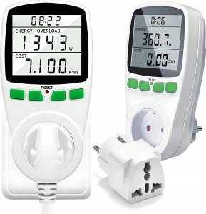WATOMIERZ MIERNIK ENERGII LICZNIK PRĄDU DO GNIAZDEK 8
