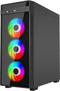 Komputer FingerIT Komputer Ryzen 5 5500, 32 GB RAM, RX 7600, 1 TB M.2 PCIe Windows 11 Home Trial K700ARGB 4