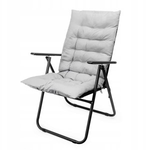 Elior PLATINET MATRESS PAD FOR CAMPING CHAIR NAKŁADKA NA KRZESŁO CAMPINGOWE 105X50X6 CM GREY 46141 5