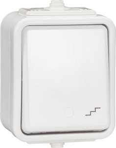 Łącznik schodowy hermetyczny biały IP44 CEDAR WNT600C01 SCHNEIDER ELECTRIC 1
