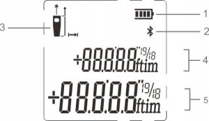 DALMIERZ CYFROWY 40m LASEROWY MIERNIK ODLEGŁOŚCI TAŚMA MIERNICZA 5m USB-C 6