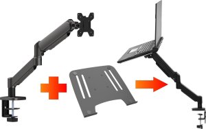 VETOUSON Uchwyt do Laptopa 12-17 cali Gazowy Biurkowy Uniwersalny VX-016 3