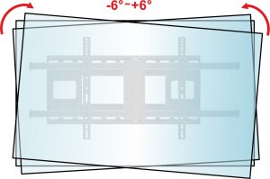 Dlugi 102cm Uchwyt do Telewizora 43-80 cali VX-530 Wieszak TV Extra Mocny 14