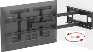 Dlugi 102cm Uchwyt do Telewizora 43-80 cali VX-530 Wieszak TV Extra Mocny 5
