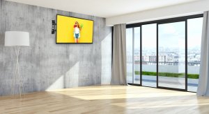 Długi 61cm 20-55" Uchwyt TV Wieszak do Telewizora MS-405 17