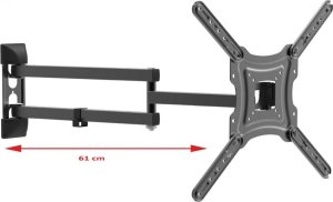 Długi 61cm 20-55" Uchwyt TV Wieszak do Telewizora MS-405 2