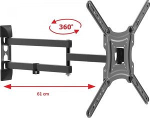Długi 61cm 20-55" Uchwyt TV Wieszak do Telewizora MS-405 4