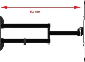 Długi 61cm 20-55" Uchwyt TV Wieszak do Telewizora MS-405 6