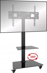 Stojak podlogowy na Telewizor TV kółkach mobilny 32-65 cali KLA-19 Uniwersalny 3