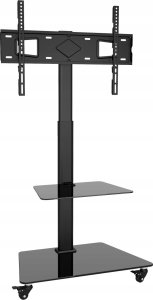 Stojak podlogowy na Telewizor TV kółkach mobilny 32-65 cali KLA-19 Uniwersalny 5