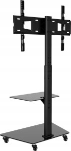 Stojak podlogowy na Telewizor TV kółkach mobilny 32-65 cali KLA-19 Uniwersalny 9