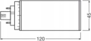 DULUX LED T/E GX24q-2 720lm - 7W/830 (18W) HF+230V 8