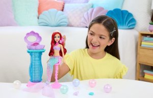 Mattel Disney Princess Księżniczka Arielka Muszelkowa toaletka (JBF86) 6