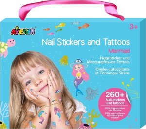 Naklejki na paznokcie i tatuaże - Syrenka EDUKAMP 1