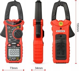 Habotest MULTIMETR MIERNIK CĘGOWY TERMOPARA WYŚWIETLACZ LCD LATARKA LED BATERIE ETUI 8