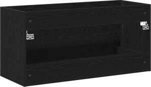 Szafka pod umywalkę, czarny dąb, 100x38,5x48 cm 8