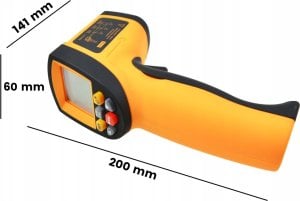 PIROMETR TERMOMETR LASEROWY BEZDOTYKOWY +1650 USB 11