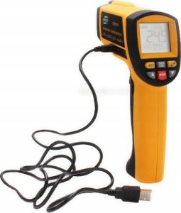 PIROMETR TERMOMETR LASEROWY BEZDOTYKOWY +1650 USB 8
