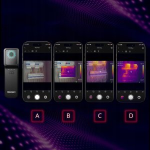 KAMERA TERMOWIZYJNA z WIFI Android iPhone iOS APP 256*192 25Hz -20 do 550C 2