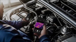 KAMERA TERMOWIZYJNA z WIFI Android iPhone iOS APP 256*192 25Hz -20 do 550C 9